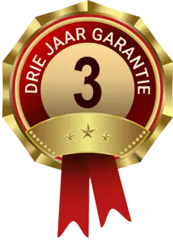 3 jaar garantie kitwerk label